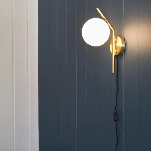 Kea vegglampe 36cm messing