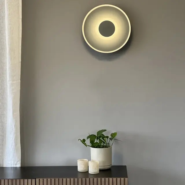 Lydia LED vegglampe 35cm grå