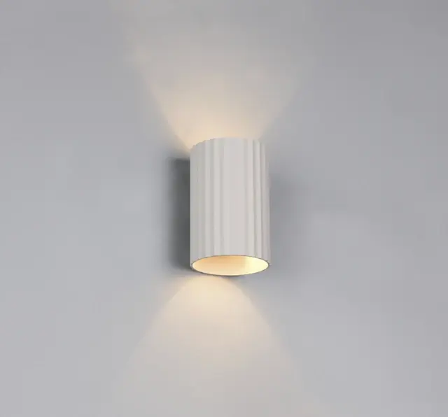 Imaria vegglampe 8cm grå