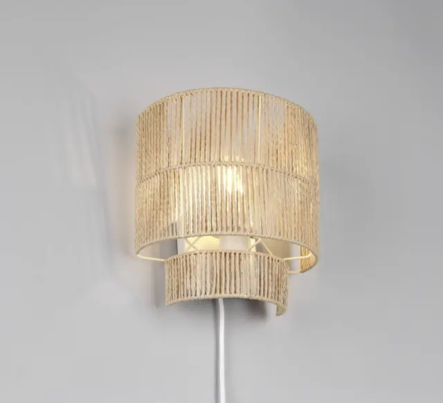 Satna vegglampe 24cm natur