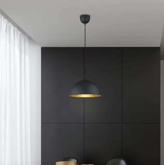 Jimmy taklampe 31cm sort