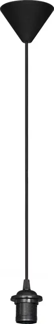Oppheng E27 for skjermer sort