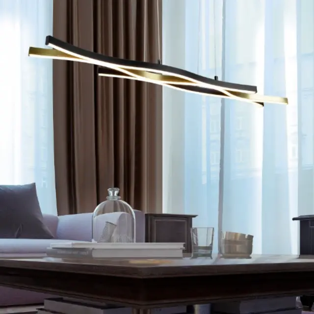 Blaze LED taklampe 107cm messing