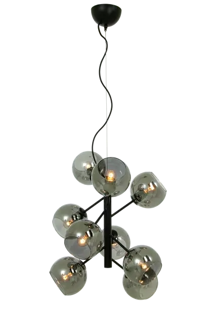 Atom taklampe 9lys smoke