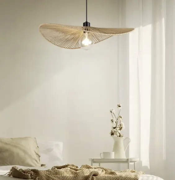 Laurine taklampe 58cm brun