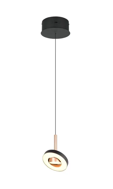 Guano LED pendel 15cm sort
