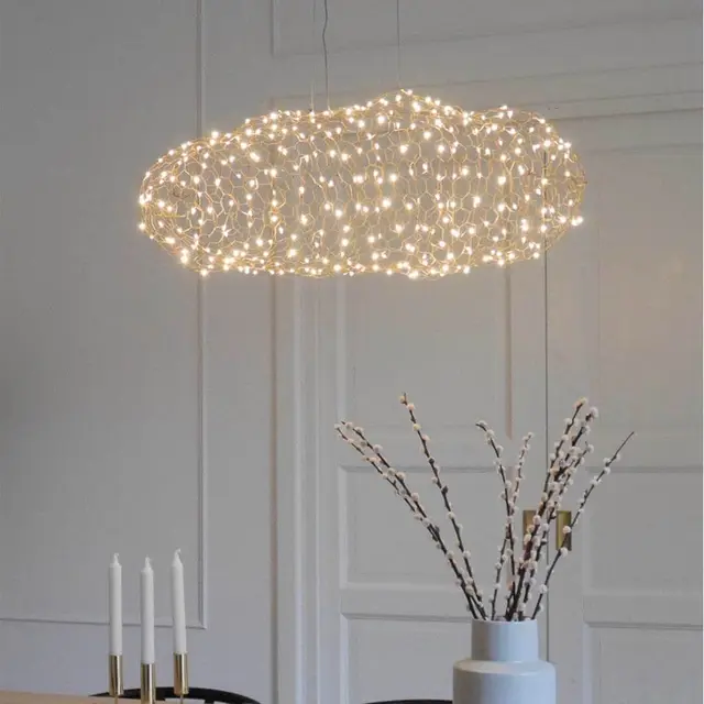 Hayden taklampe 75cm gull