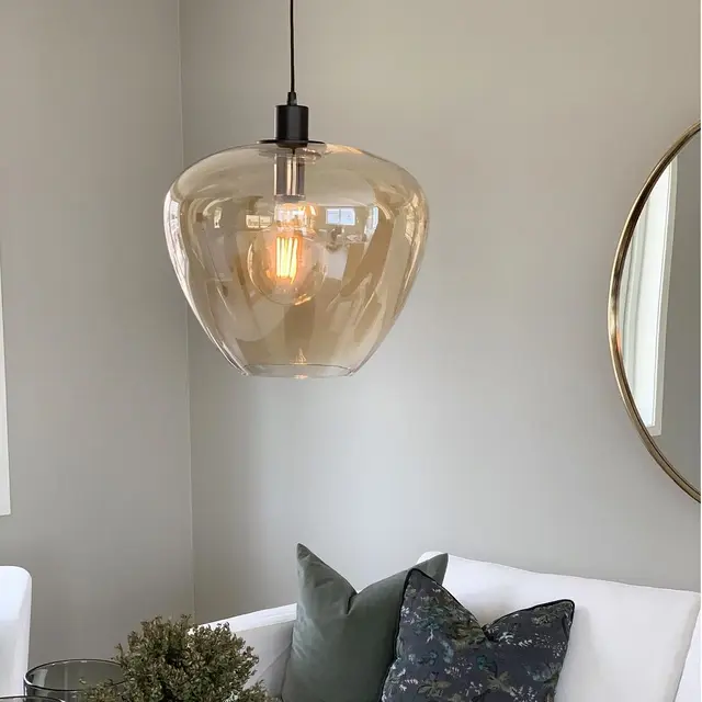 Kelly taklampe 40cm amber