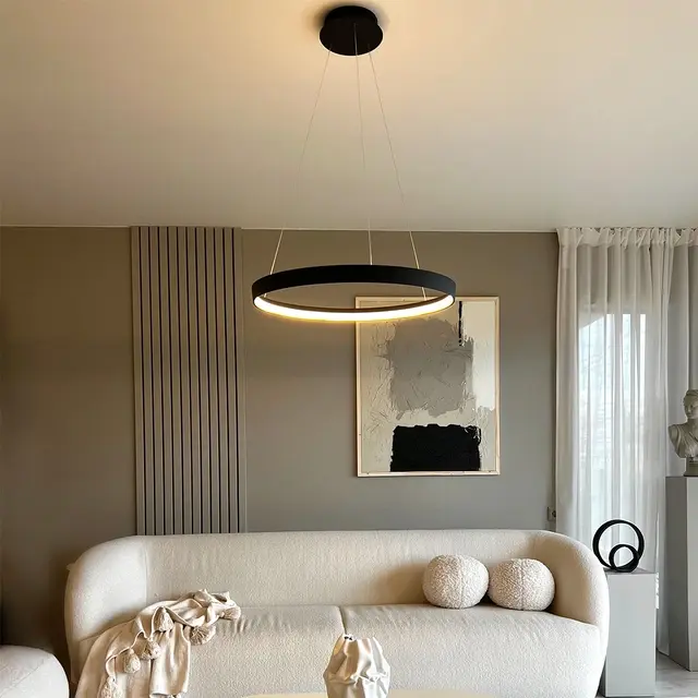 Orbit LED taklampe 60cm sort