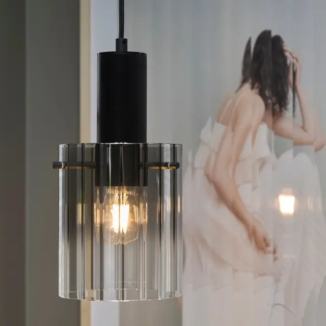 Aura pendel 15cm smoke