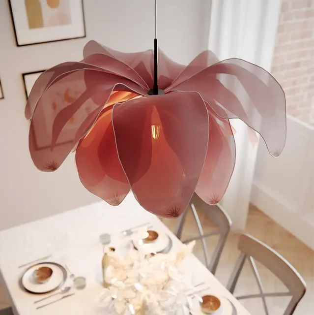 Lou Lou taklampe 80cm rosa