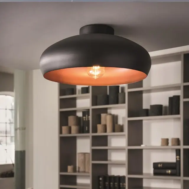 Mogano plafond taklampe 40cm sort