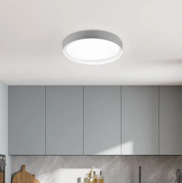 Zeta LED plafond taklampe 48cm grå