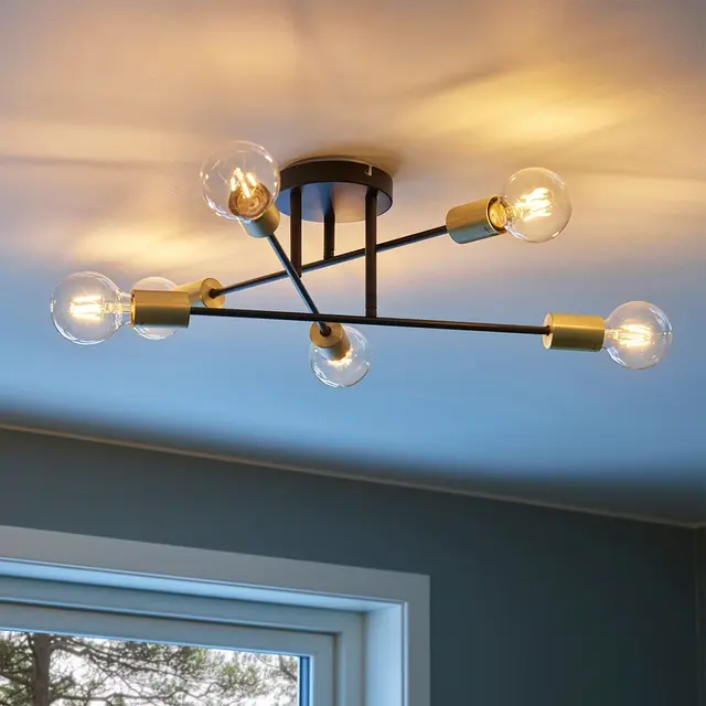 Odelia plafond taklampe 55cm messing