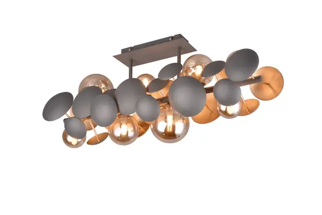 Bubble plafond taklampe 76cm sort