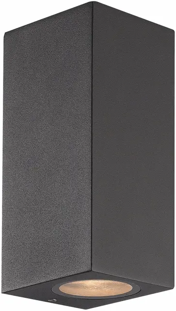 Ume utelampe vegg IP65 16,5cm mørk grå