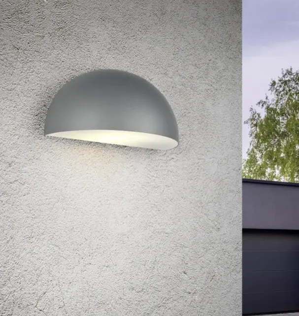 Maas utelampe vegg IP44 27cm grå