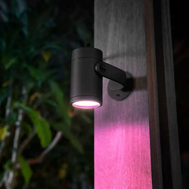 Hue Lily utelampe spot IP65 sort