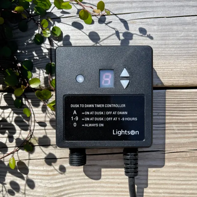 Light sensor og timer Plug & Play