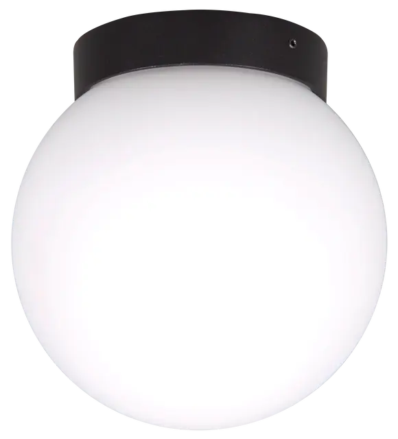 Milo LED plafond taklampe IP44 13,5cm sort