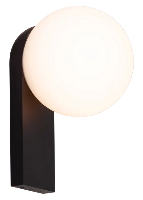 Milo vegg baderomslampe IP44 20cm sort