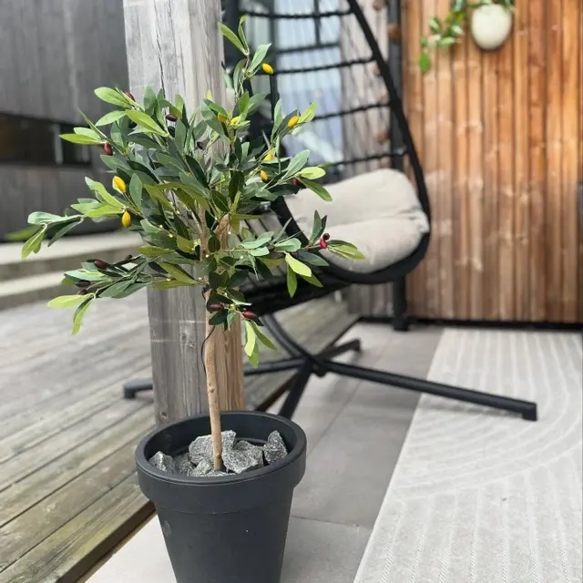 Oliventre LED IP44 93cm grønn