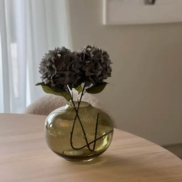 Kula vase 25cm grønn