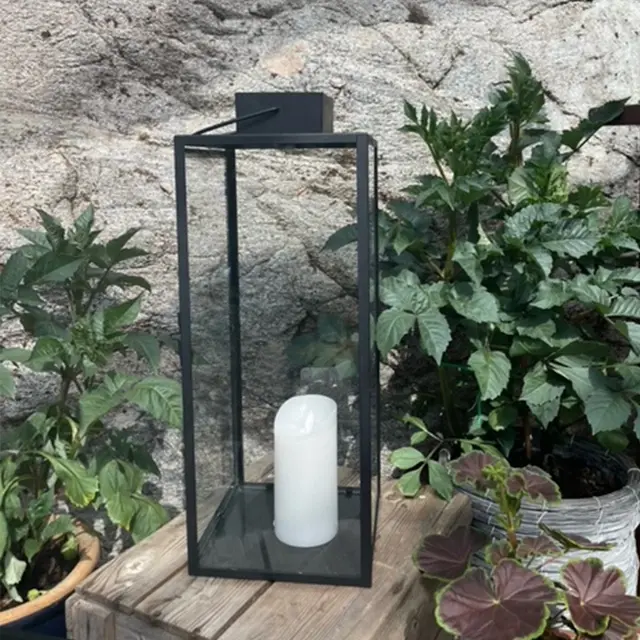 Oslo lykt 50cm sort