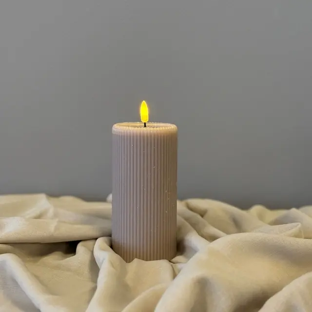 LED Soy kubbelys 12,5cm grå