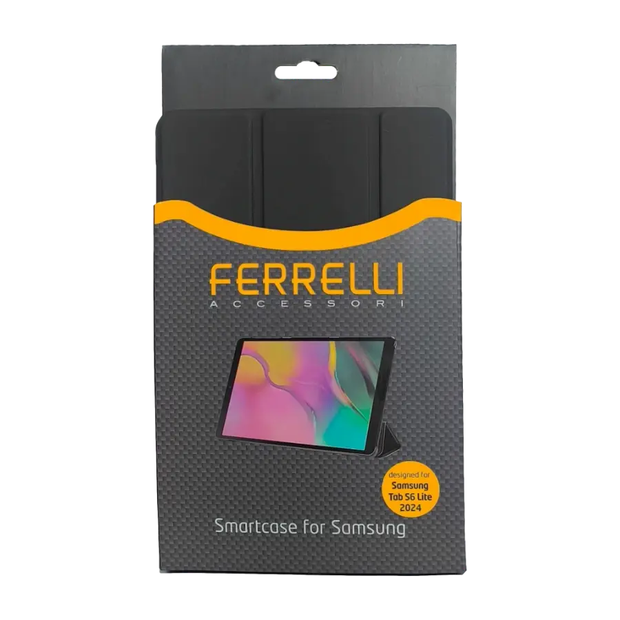 Ferrelli Smartcase Samsung Galaxy Tab S6 Lite, svart