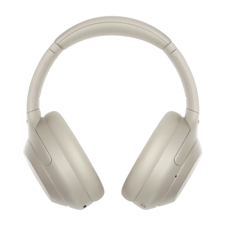 Sony WH-1000XM4 trådløse støydempende hodetelefoner, sølv