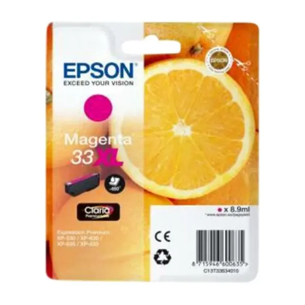 Epson 33Xl, magenta Claria Premium blekk
