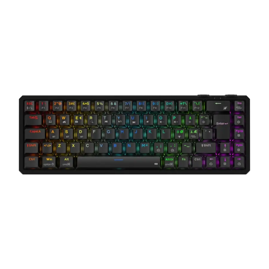 Cepter Explorer Mini trådløst gamingtastatur, svart