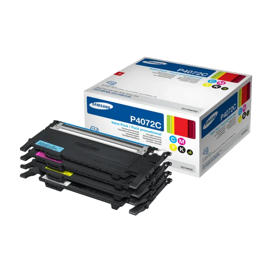 Samsung CLT-P4072C (sort/cyan/magenta/gul)