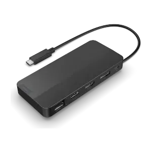 Lenovo USB-C Dual Display reisedokk ladestasjon