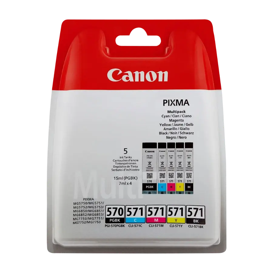 Canon CLI-571C/M/Y/BK + pgi-570PGBK