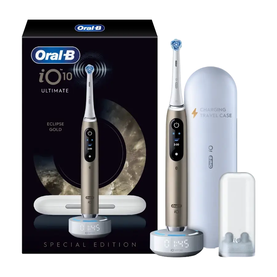 Oral-B iO Series 10 Eclipse Gold elektrisk tannbørste