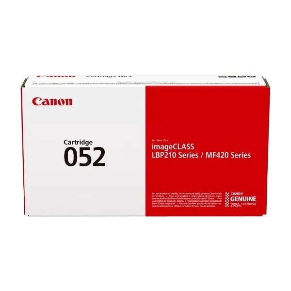 Canon CRG 052, black toner cartridge