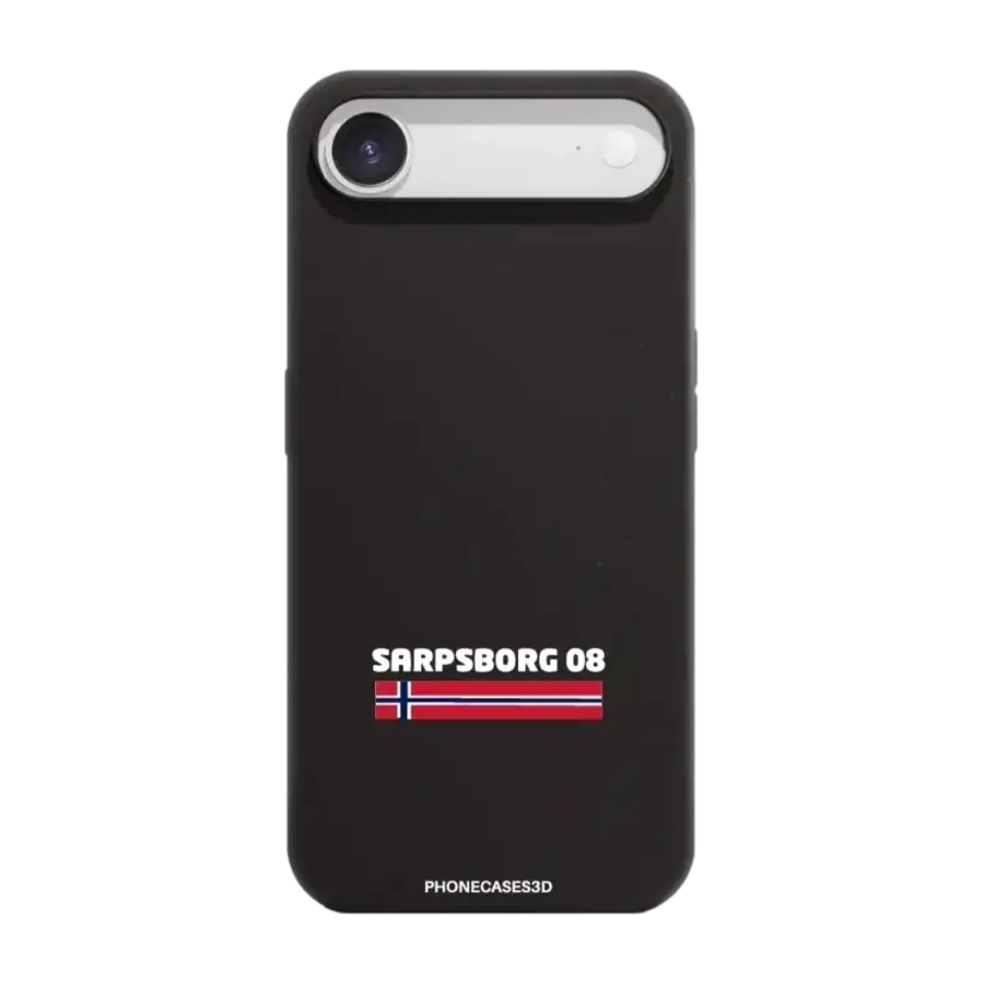 Phonecases3D iPhone Air Sarpsborg 08 komposterbart deksel, svart