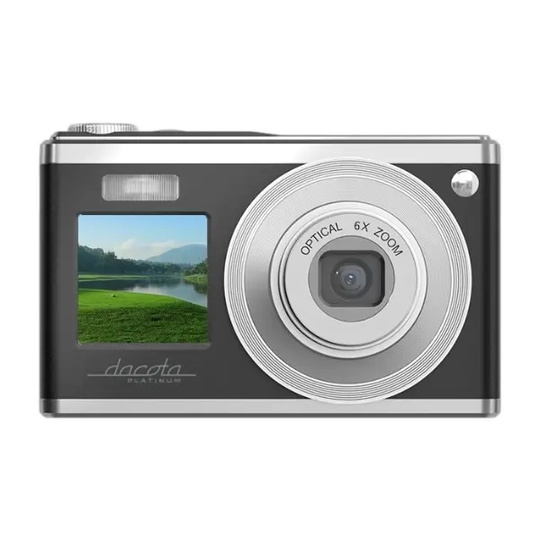 Dacota Platinum DC12 digitalkamera 20 MP 6x optisk zoom, svart