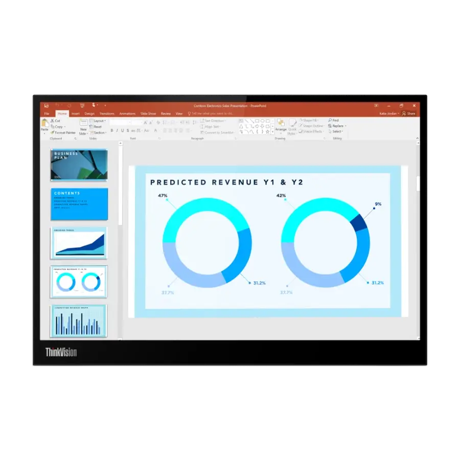 Lenovo ThinkVision M14D 14" QHD-skjerm