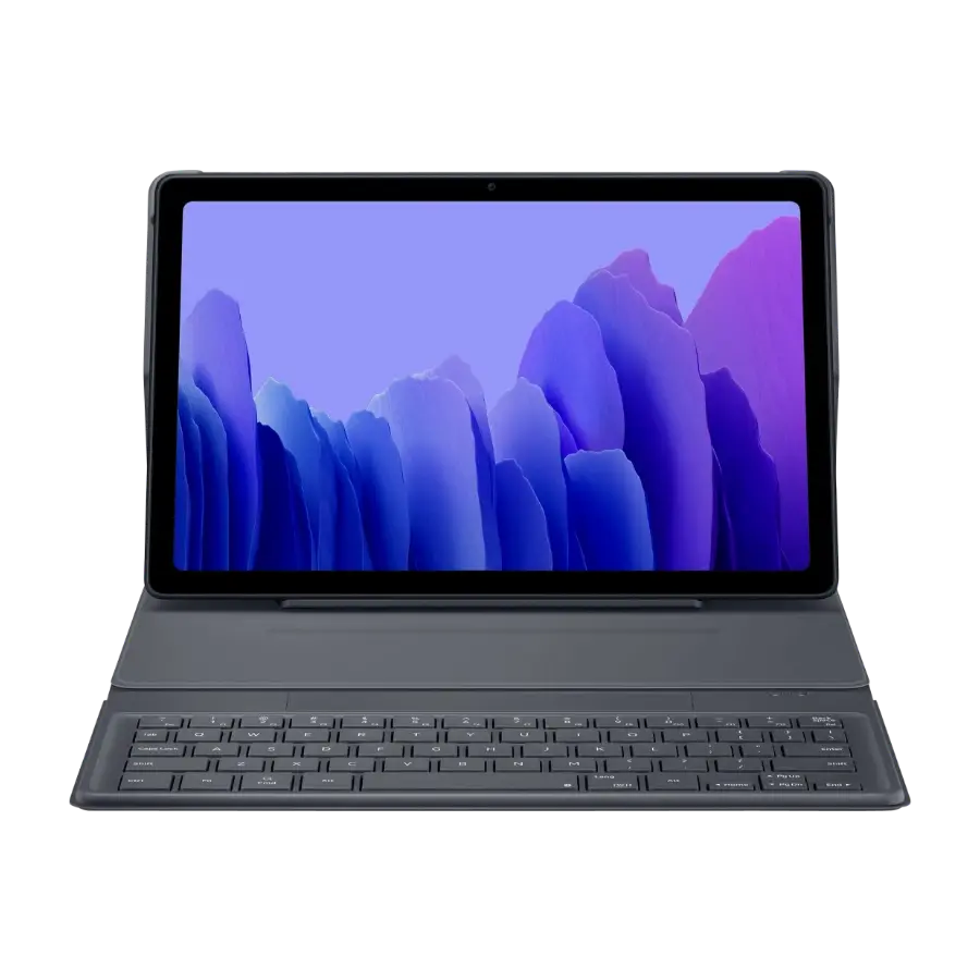 Samsung Tab A7 Book Cover Keyboard tastaturdeksel, grå
