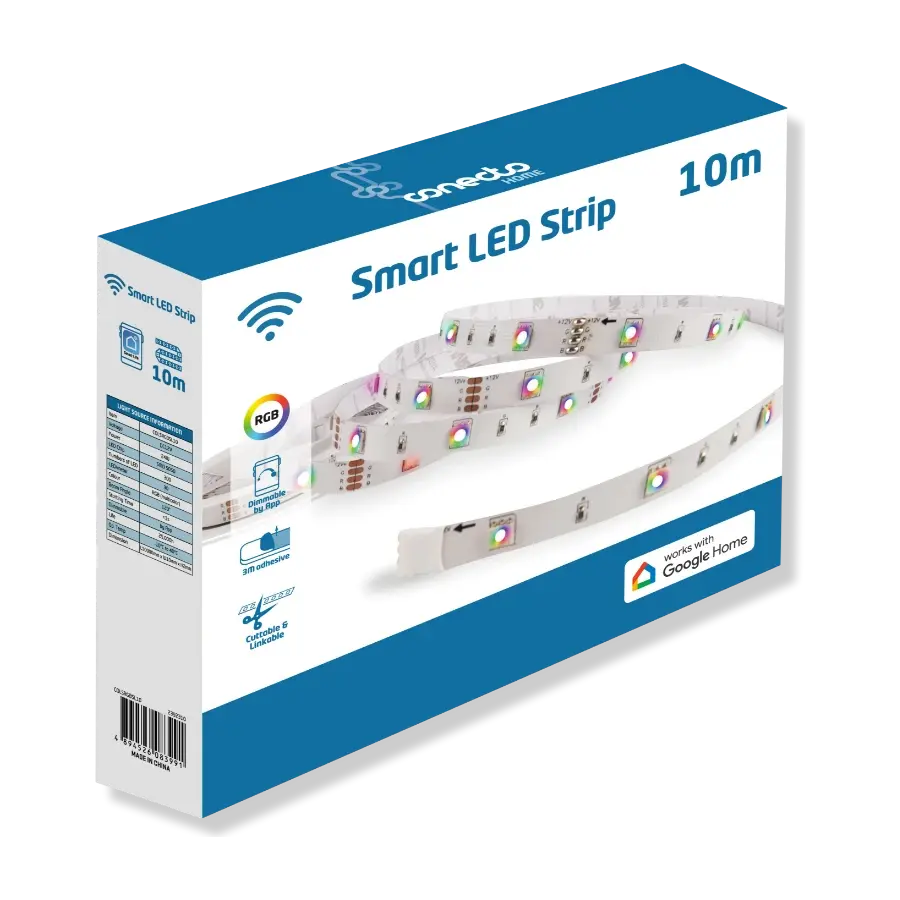 Conecto Music Sync RGB LED-lysstripe 10m