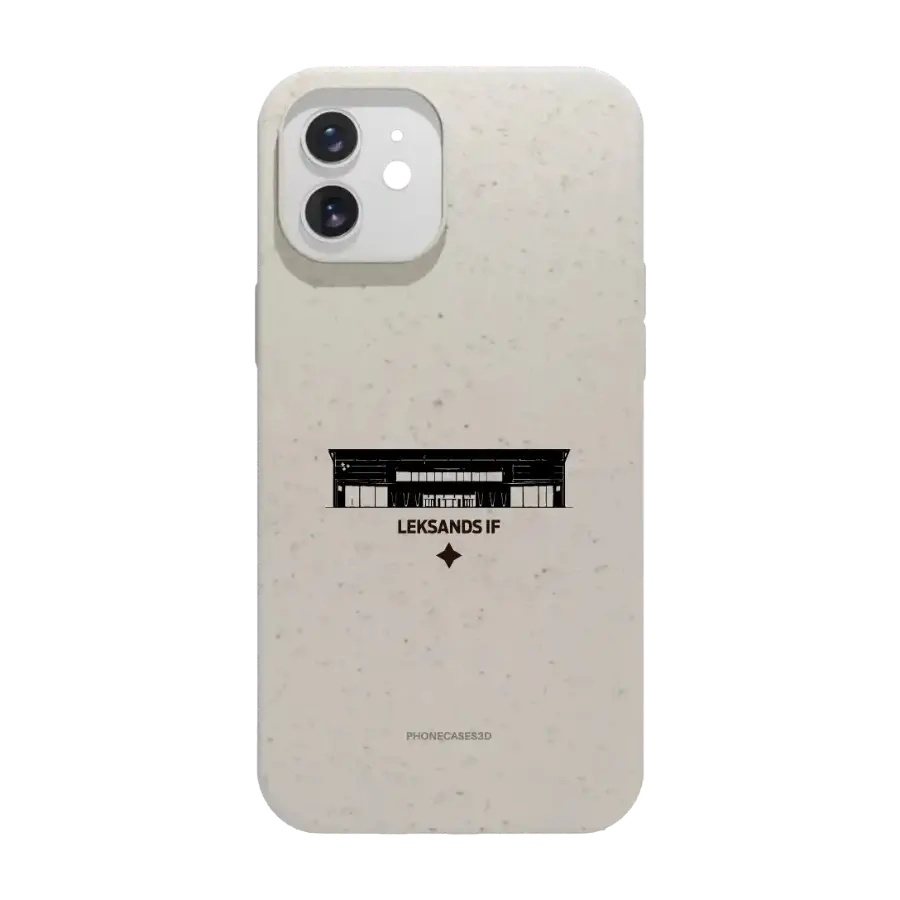 Phonecases3D iPhone 12 Leksands IF komposterbart deksel, hvit