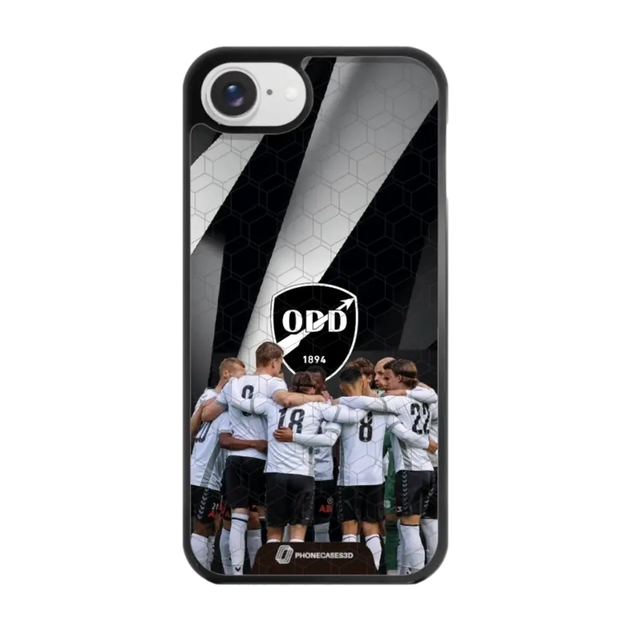 Phonecases3D iPhone 17e/16e Odds Ballklubb 3D mobildeksel, svart