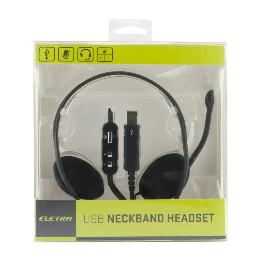 Eletra USB Neckband headset