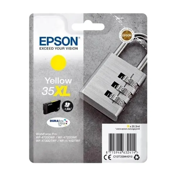 Epson T3594, gul/yellow blekk xl
