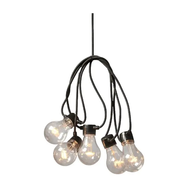 Konstsmide Slinga 10 LED-sett, svart