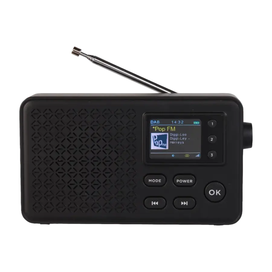 Denver DAB-57 FM/DAB+-radio, svart