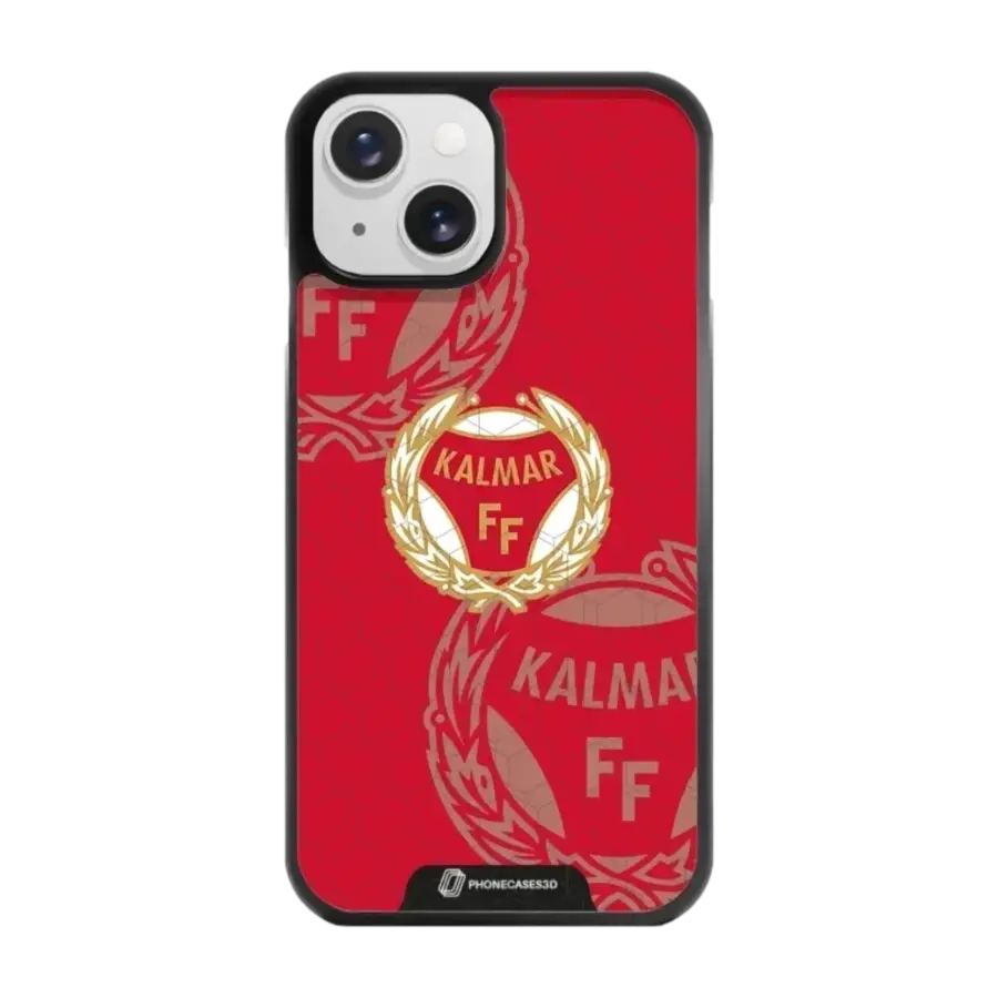 Phonecases3D iPhone 15 Kalmar FF 3D mobildeksel, svart